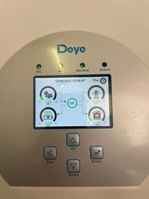 Deye 5kW Hybrid Inverter (1 Phase) – SUN-5K-SG01LP1-EU - Image 3
